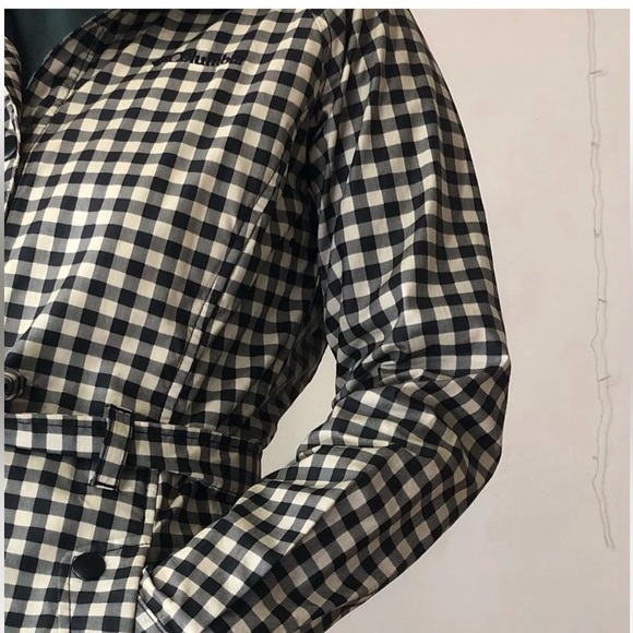 Columbia Black and White Checkered Raincoat Size XL - Picture 8 of 9